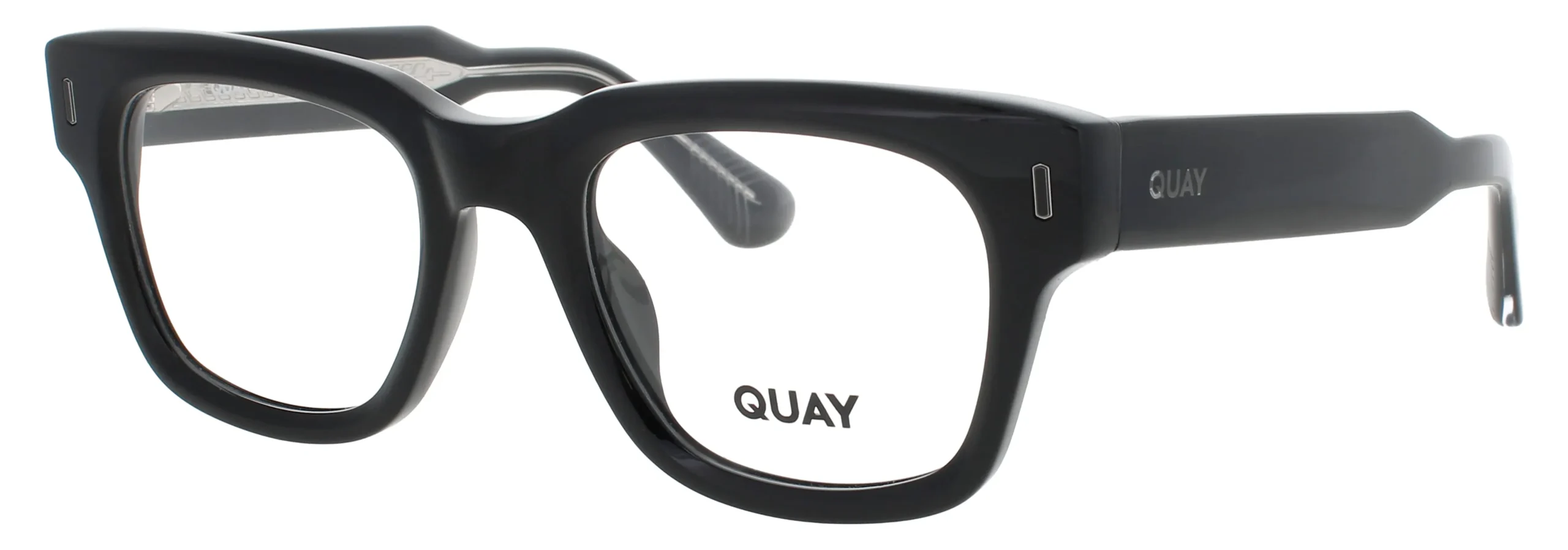 Quay EXEC 50MM RX BLK Eyeglasses Black 50mm Unisex