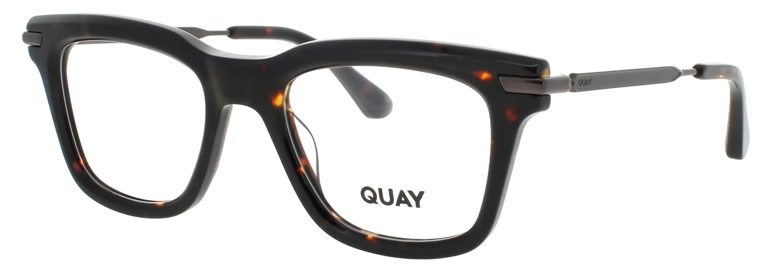 Quay FIRST DRAFT RX DTRT Eyeglasses Dark Tortoise 50mm Women
