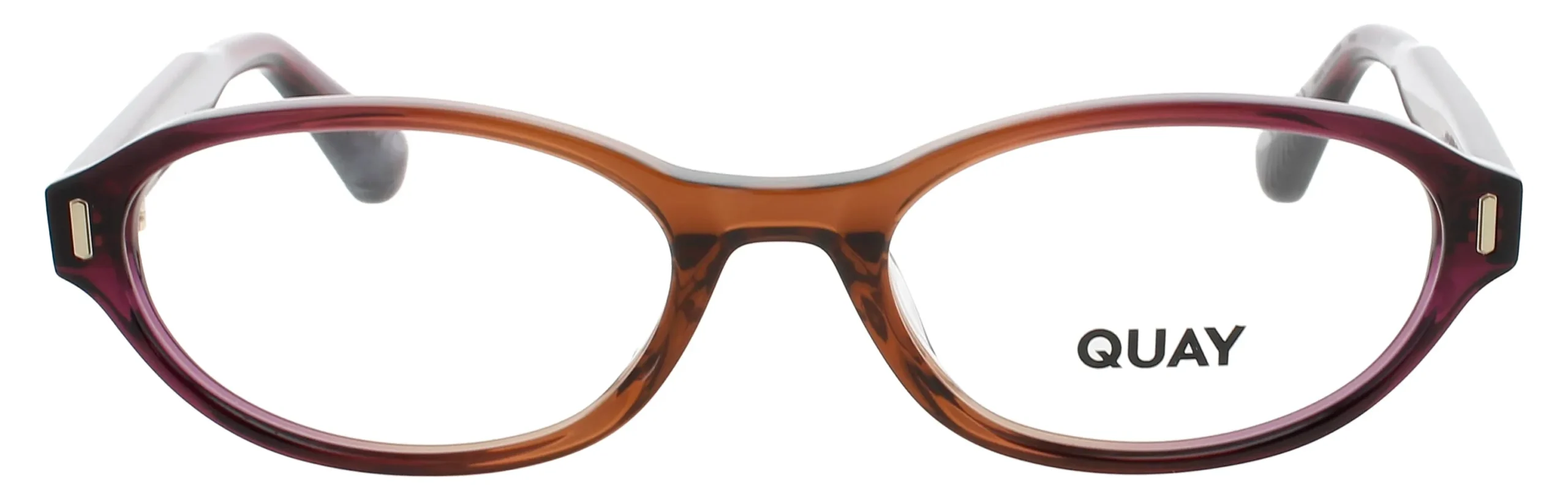 Quay THOUGHT SO RX BPLM Eyeglasses Brown Plum 52mm Women 2