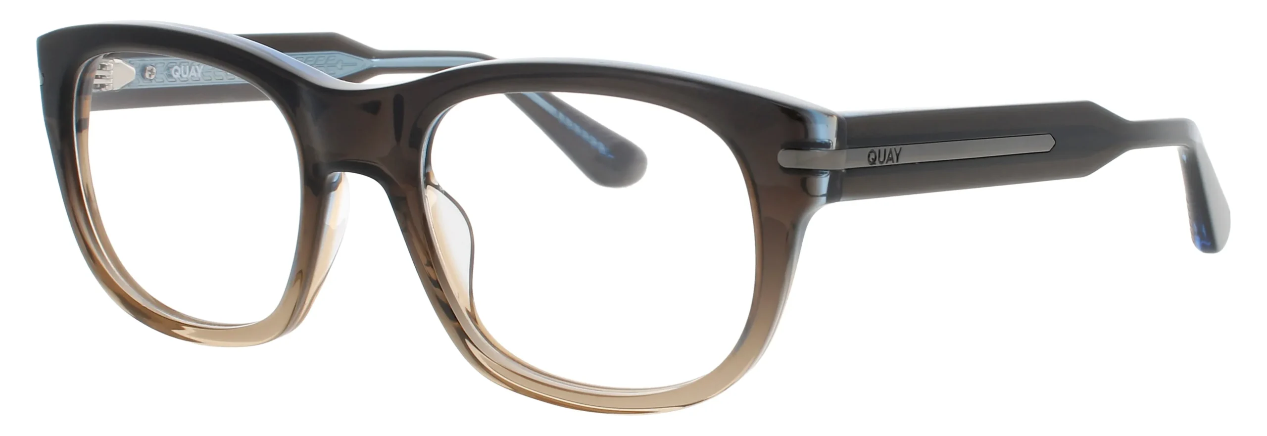 Quay REAL DEAL RX VTGBL Eyeglasses Vintage Brown 53mm Unisex
