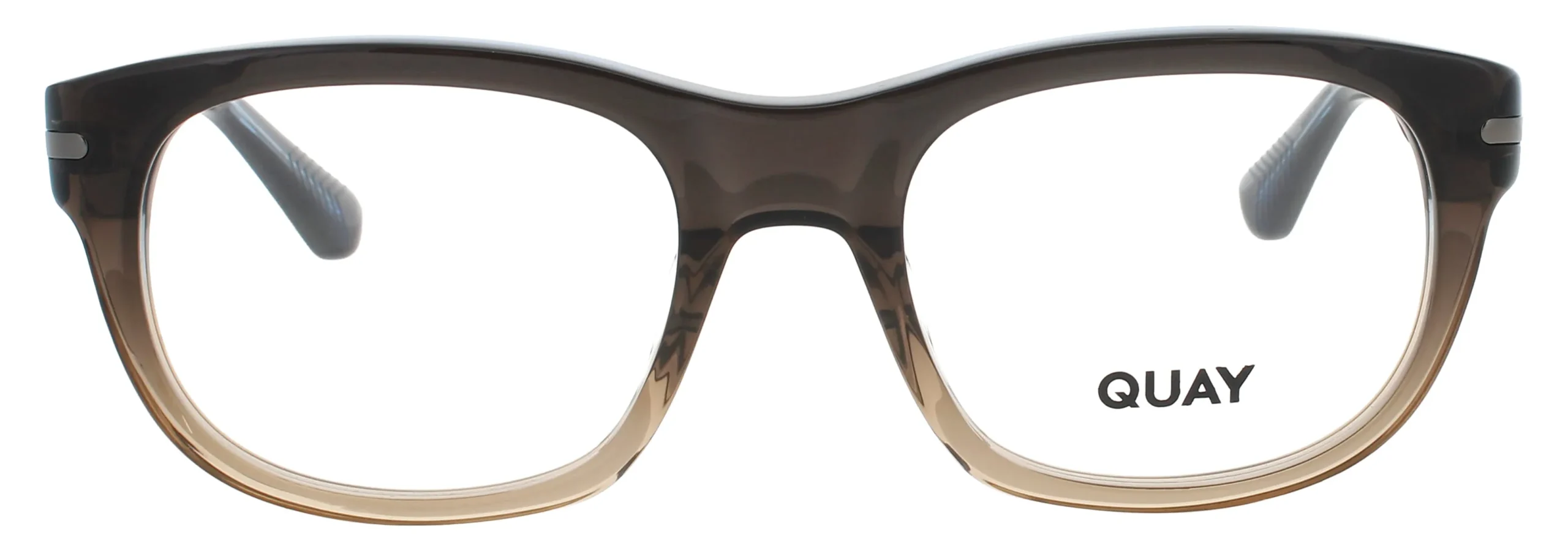 Quay REAL DEAL RX VTGBL Eyeglasses Vintage Brown 53mm Unisex 2