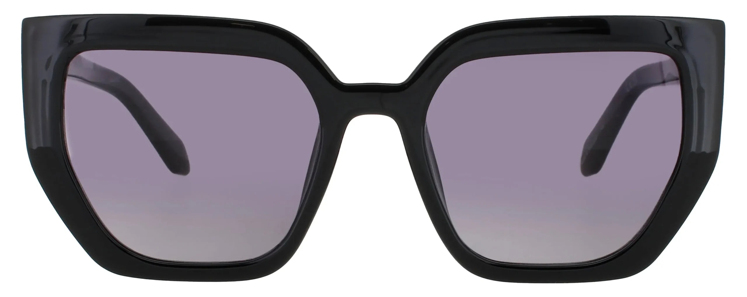 Quay CONTOURED BLK/SMK Sunglasses Black 45mm Unisex 2