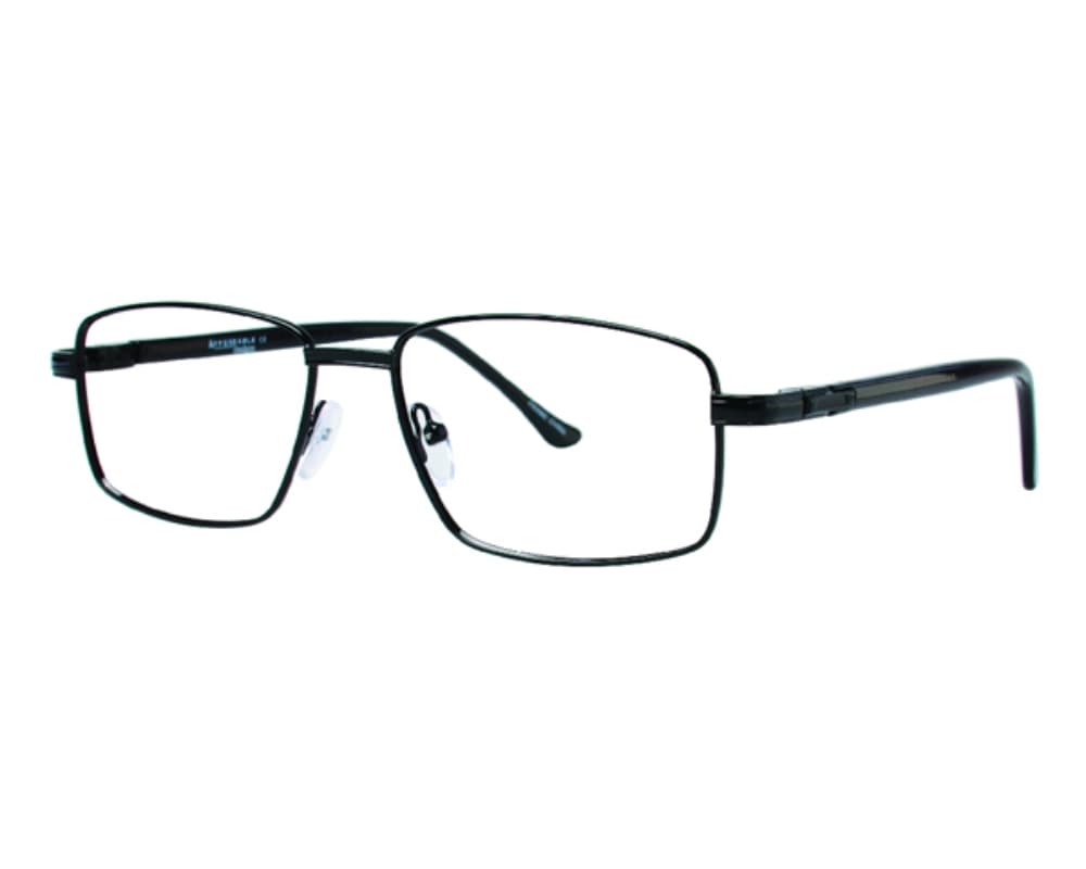Affordable Designs NOAH BLACK Eyeglasses Black 55mm Men