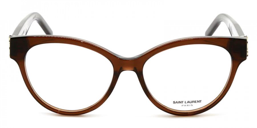 Saint Laurent SLM34/F 007 SL M34 Eyeglasses Brown 53mm Women 2