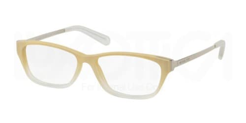 Michael Kors MK 8009 Eyeglasses Cream-clear Gradient/silver 15mm Unisex