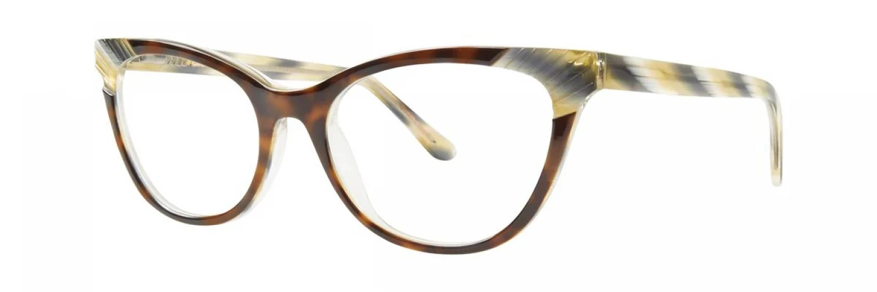 Vera Wang V392 Eyeglasses Tortoise Horn 51mm Women