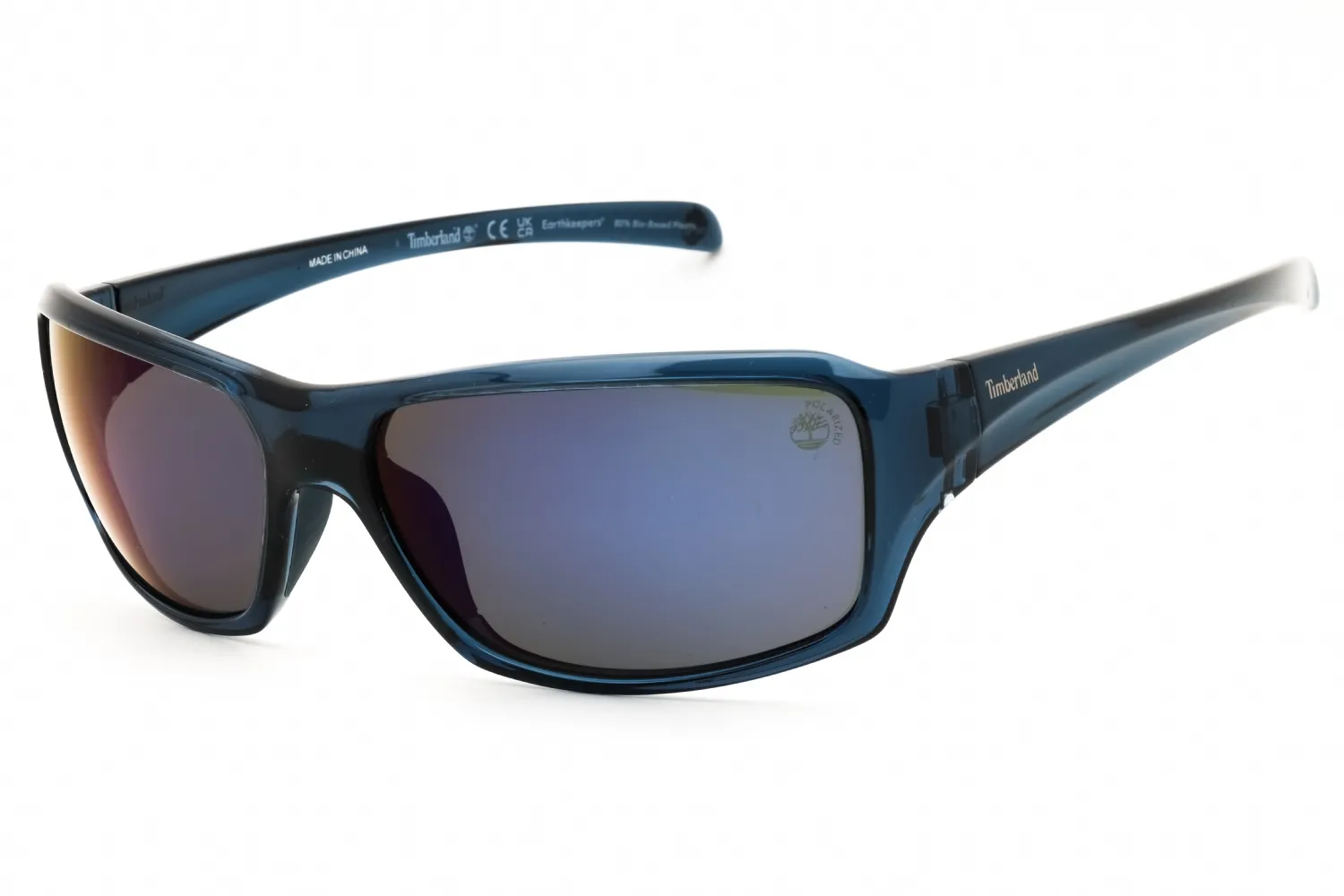 Timberland TB9332 90D Sunglasses Shiny Blue 63mm Men