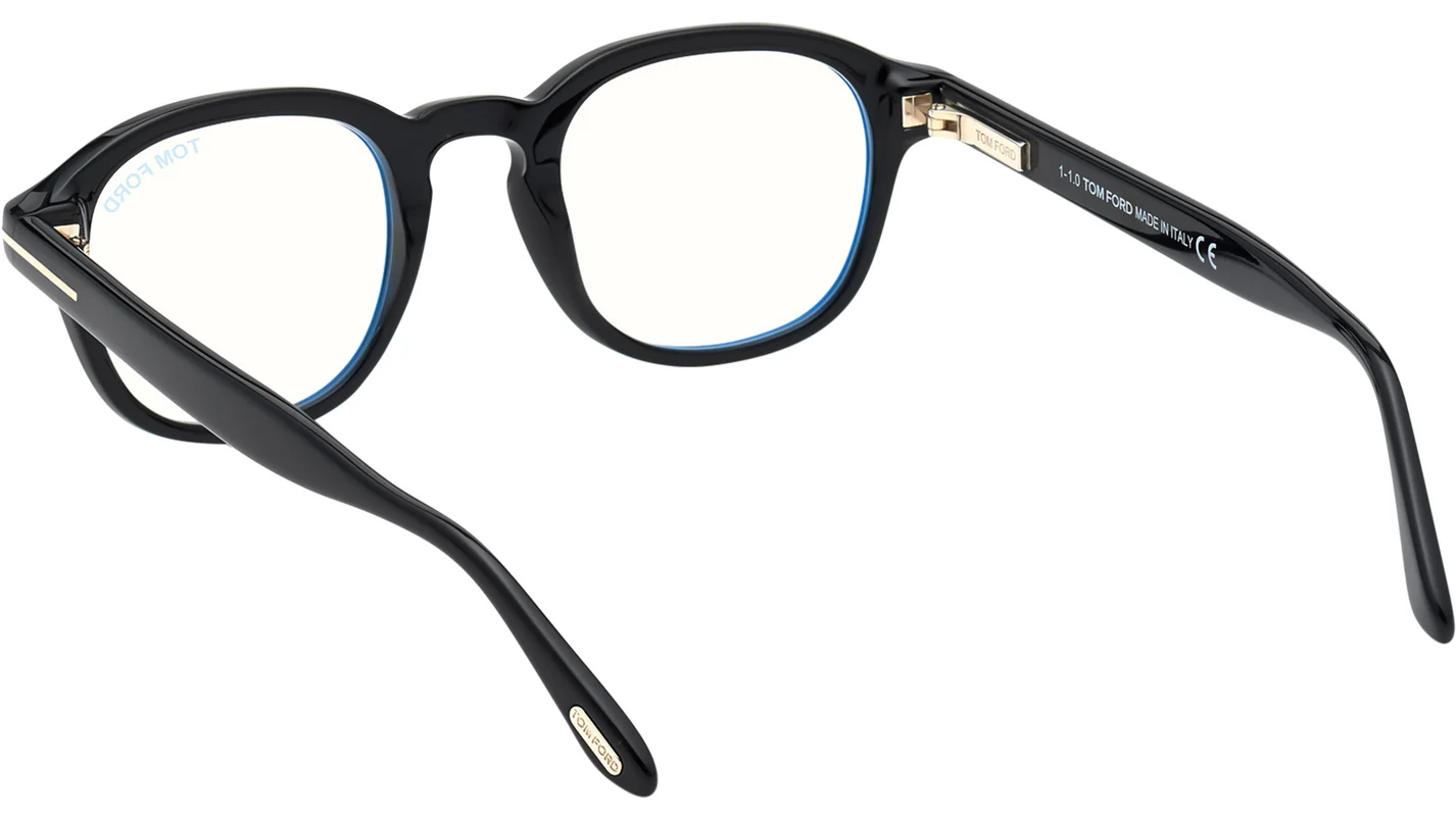 Tom Ford FT5698-F-B 001 Eyeglasses Black 50mm Unisex 4