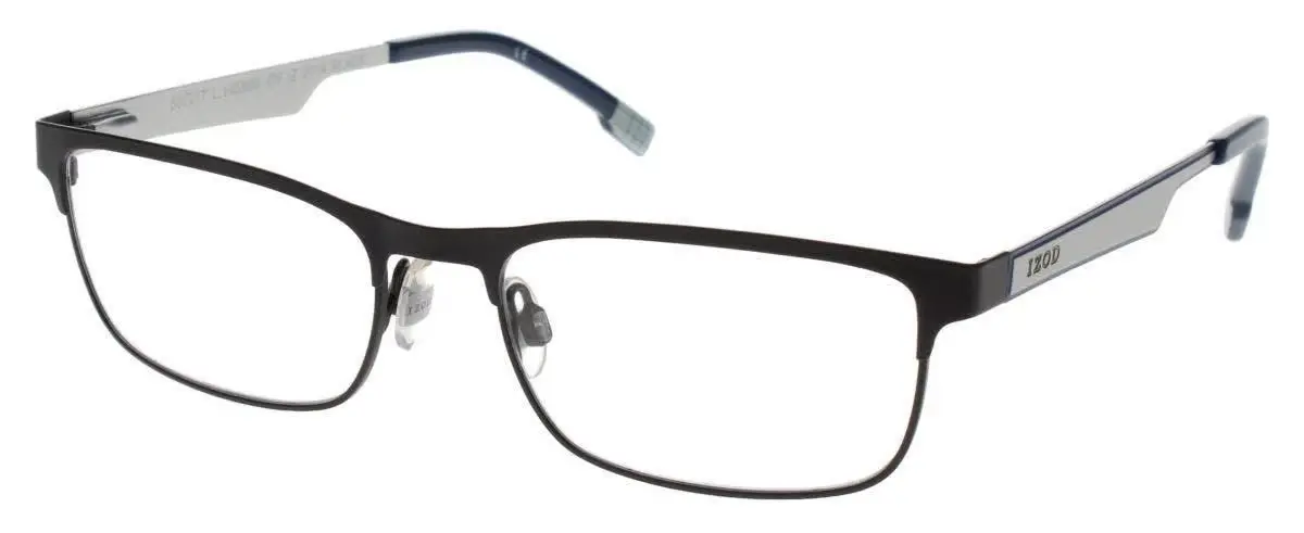 IZOD IZ2114 Eyeglasses Black 53mm Men