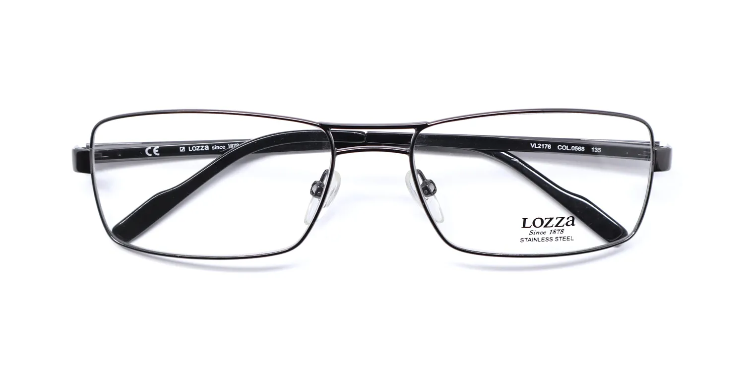 Lozza Vl2176 0568 Eyeglasses Gunmetal 56mm 2