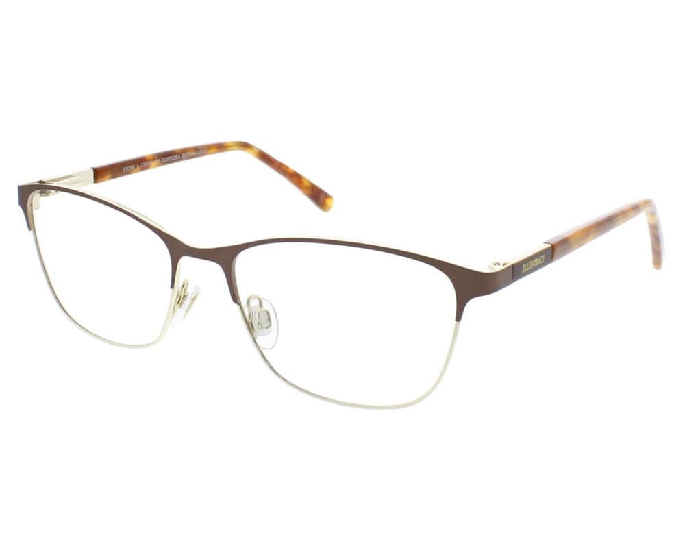 Ellen Tracy Cordoba Eyeglasses Brown Gold 53mm Women
