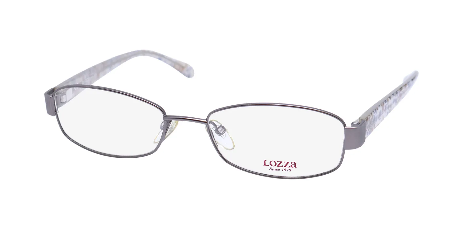 Lozza Vl2123 0613 Eyeglasses Matte Gunmetal 52mm