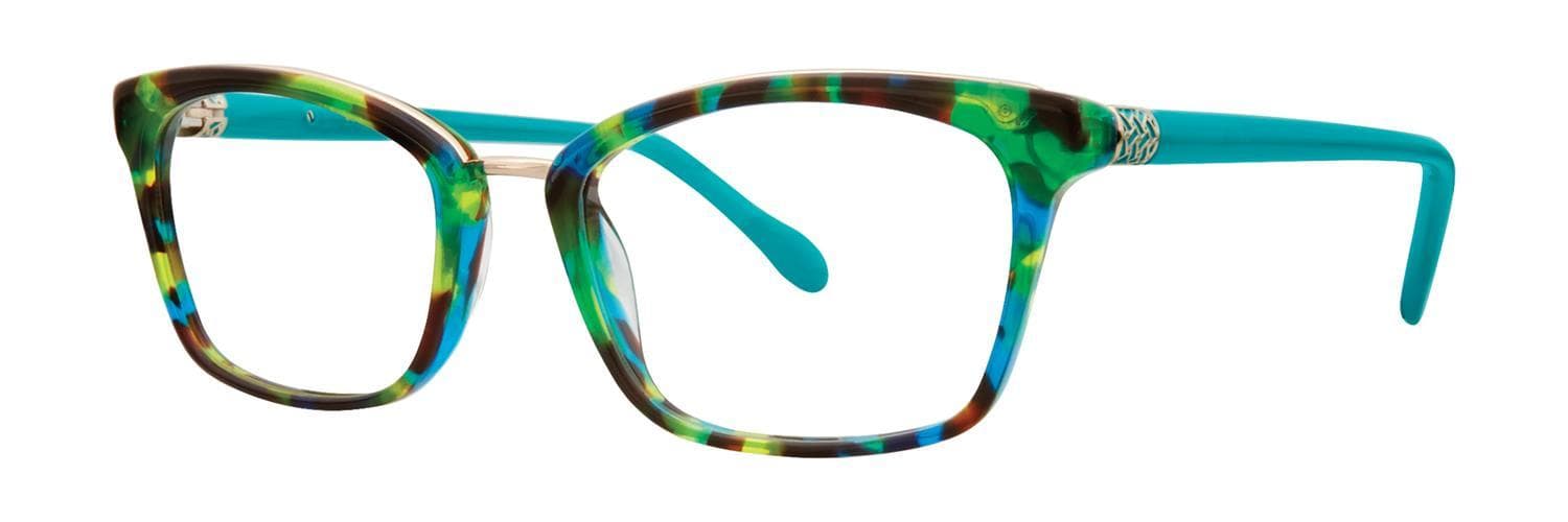 Lilly Pulitzer Bellmont Eyeglasses Aqua Marble Green 49mm Women