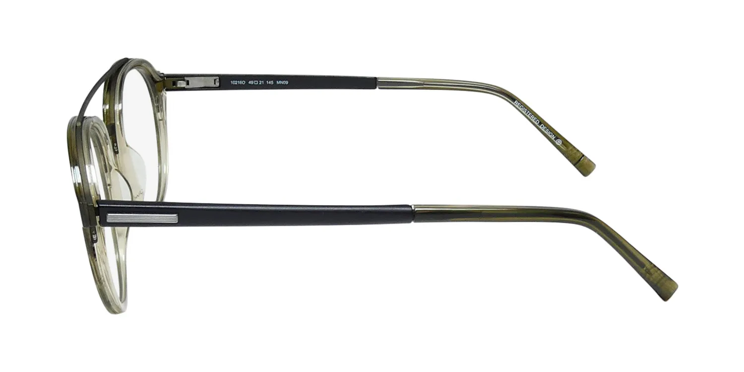 Morel Oga 10216o mn09 Eyeglasses Green 49mm 4