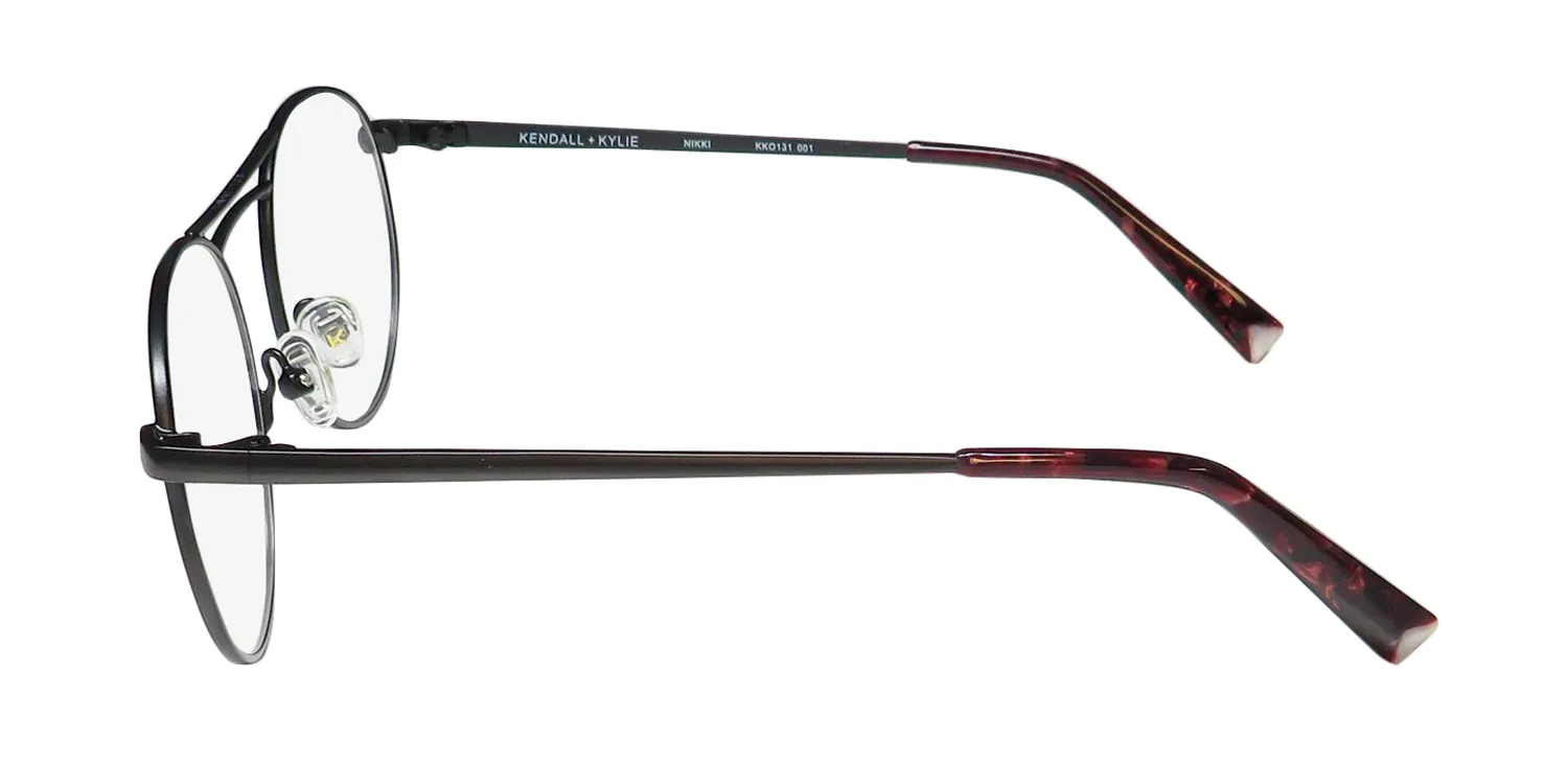 Kendall + Kylie Kko131 Nikki 001 Eyeglasses Black 50mm 4