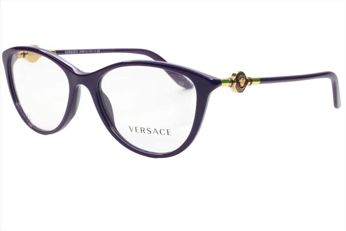 Versace MOD.3175 5064 Eyeglasses Purple 52mm Women