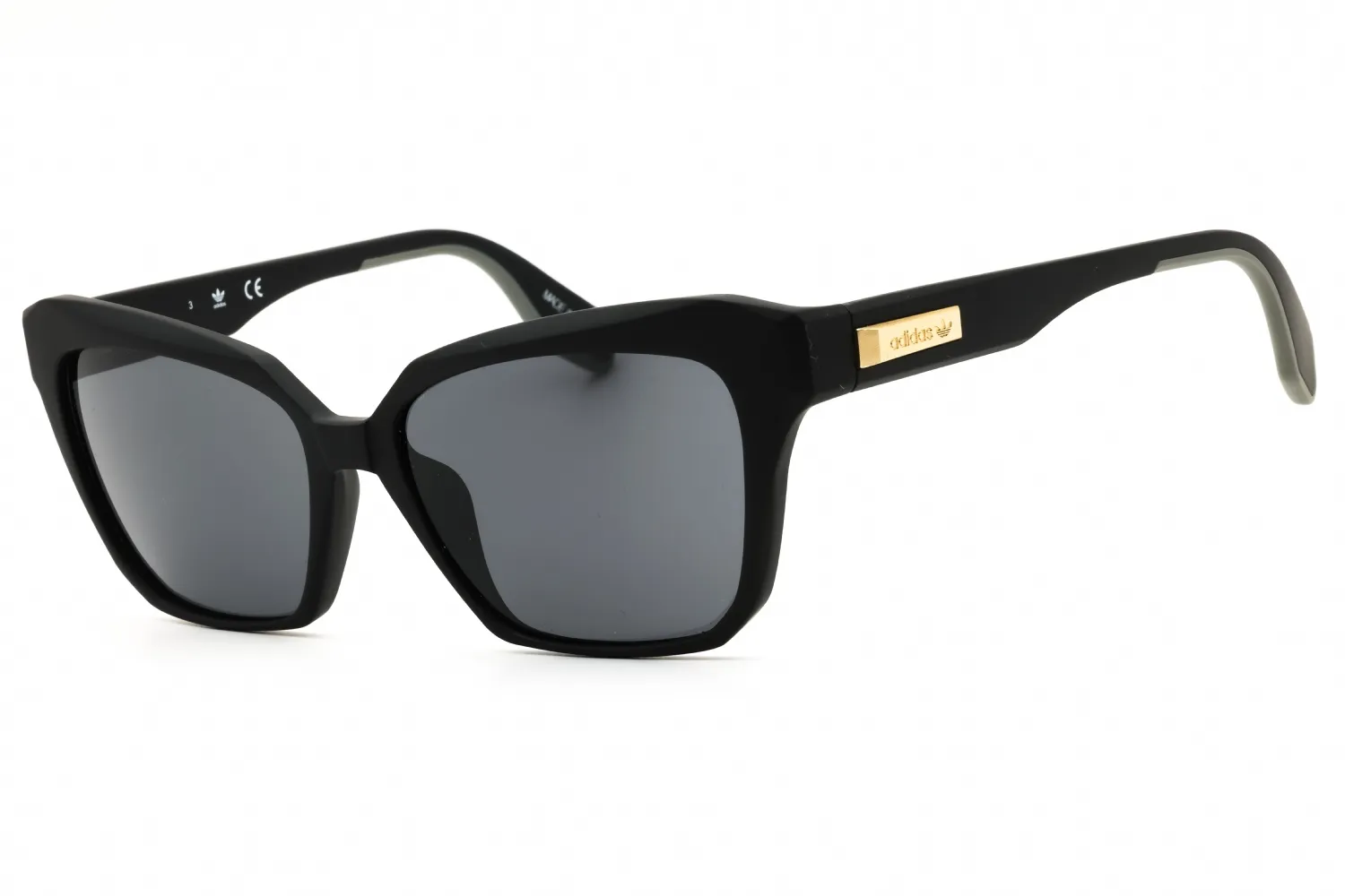 Adidas OR0038 02A Sunglasses Matte Black 55mm Women