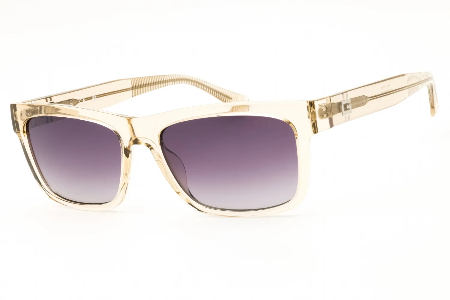 Guess GU00221 57Z Sunglasses Shiny Beige 57mm Men