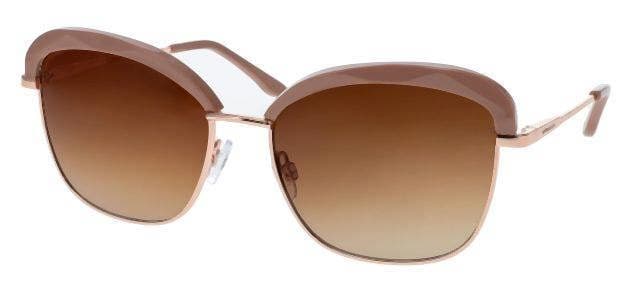 BCBGMAXAZRIA Enigma Sunglasses Tan 56mm Women