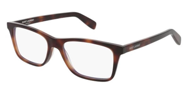 Saint Laurent SL164 002 Eyeglasses Brown 53mm Men