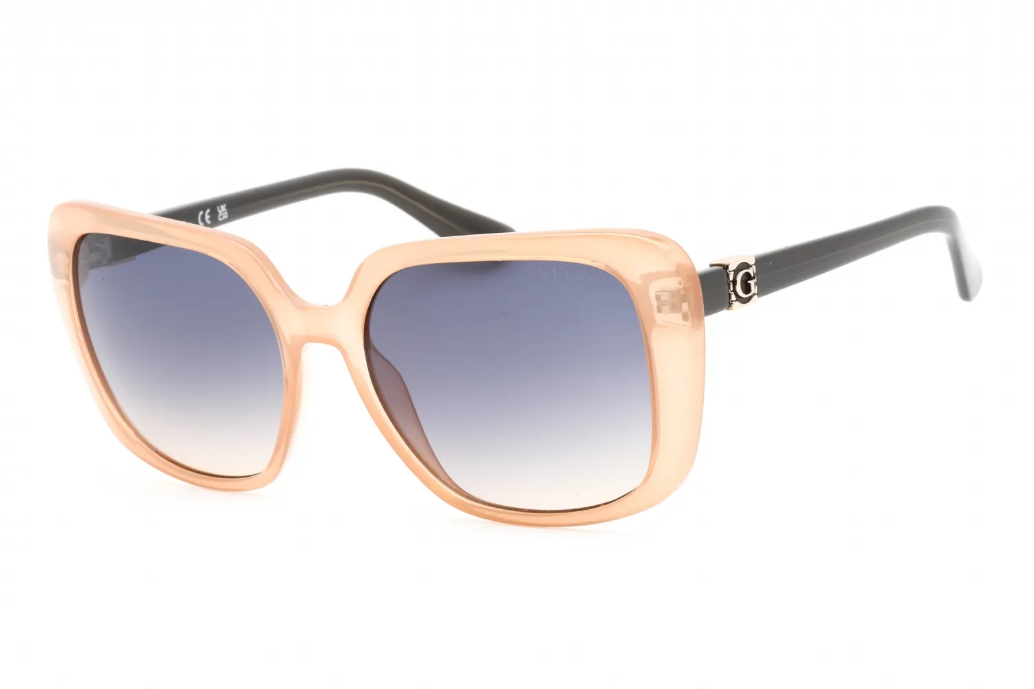 Guess GU7863 57B Sunglasses Shiny Beige 58mm Women