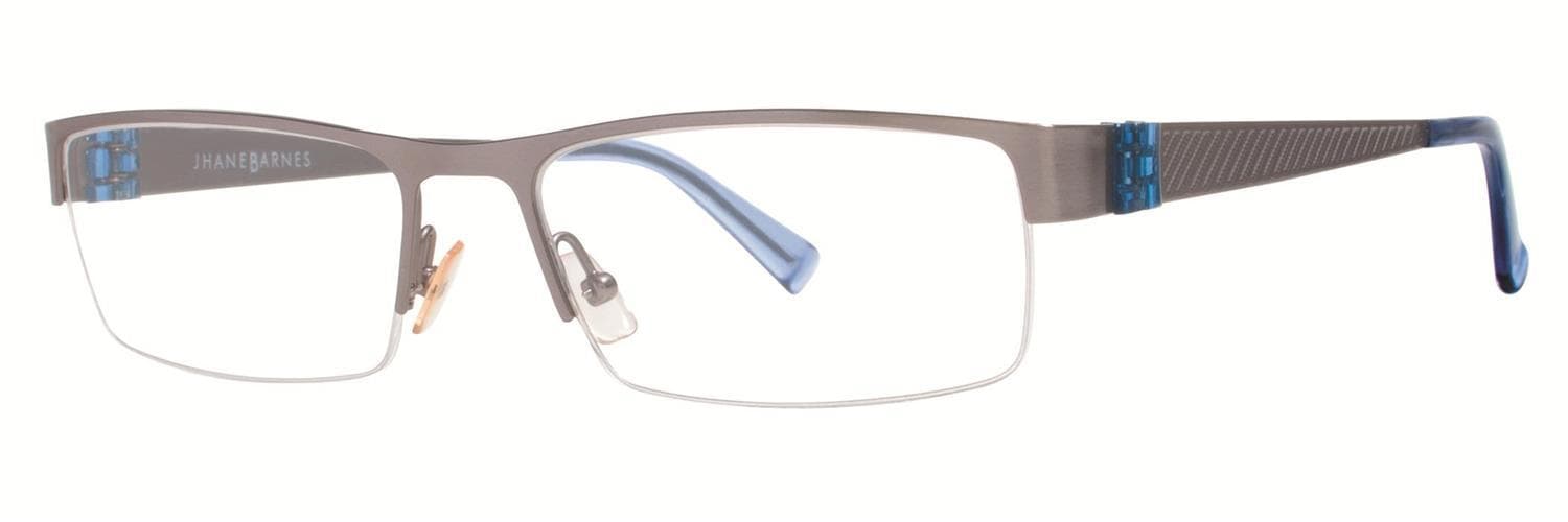 Jhane Barnes Algorithm Eyeglasses Gunmetal 53mm Men
