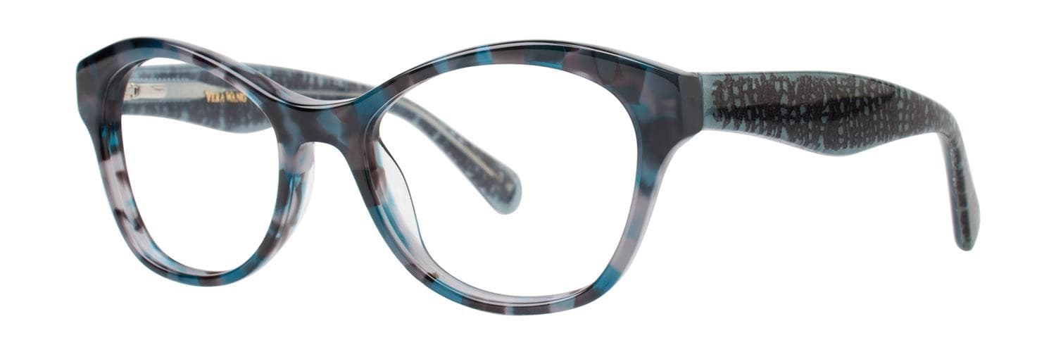 Vera Wang V374 Eyeglasses Teal 49mm Women