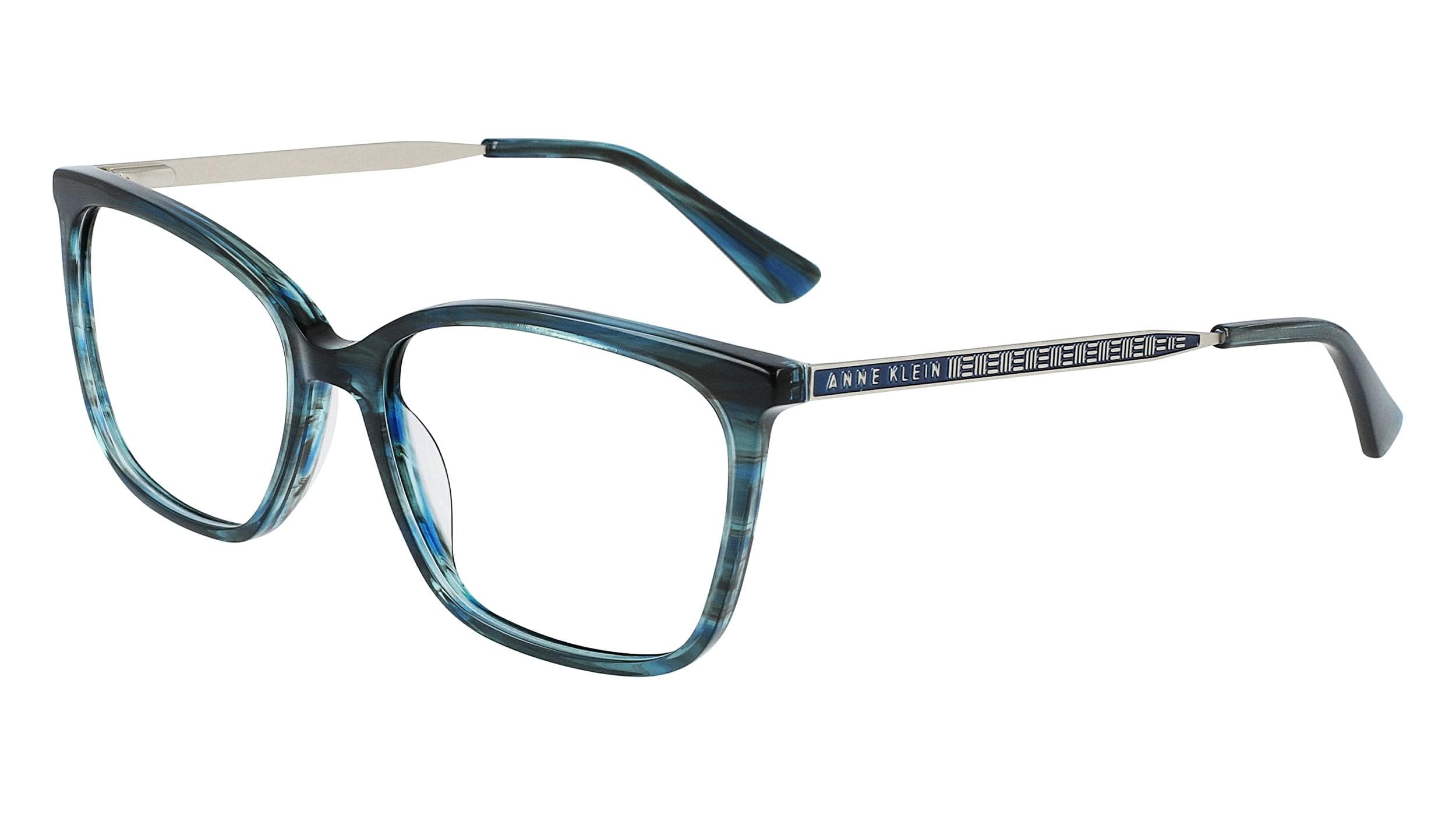 Anne Klein AK5095 410 Eyeglasses Navy Horn 56mm Women