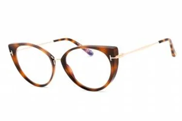 Tom Ford FT5815-B 53 Eyeglasses Blonde Havana