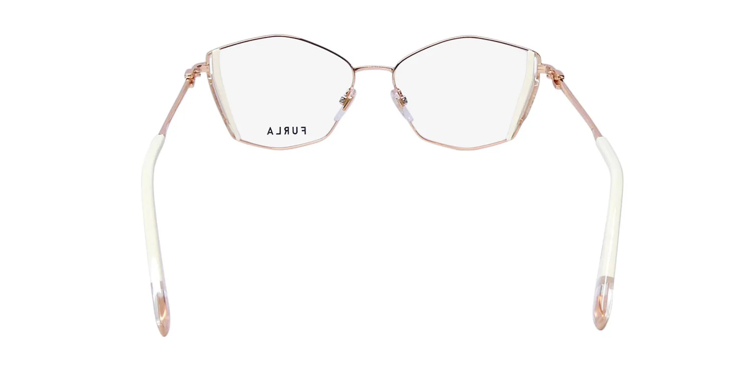 Furla Vfu770v 8fcy Eyeglasses Rose Gold 53mm 5