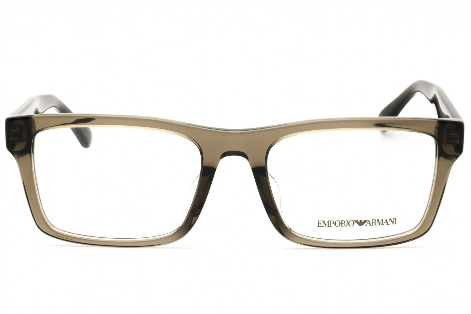 Emporio Armani 0EA3254F 6249 Eyeglasses Shiny Transparent Grey 54mm Men 2