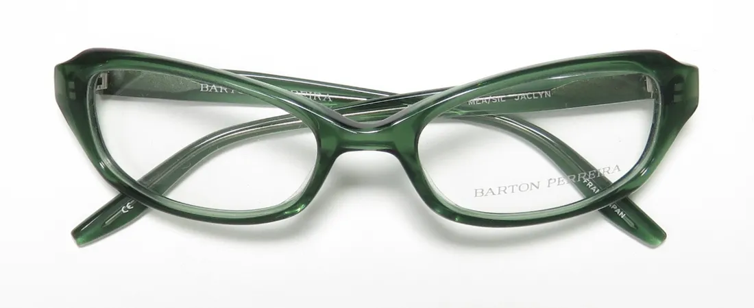 Barton Perreira Jaclyn mea/sil Eyeglasses Green 52mm 2