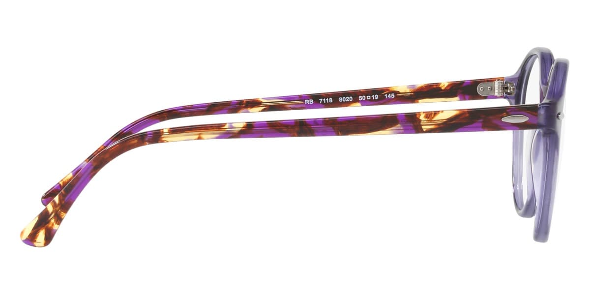 Ray-Ban RB7118 8020 RX7118 Eyeglasses Multicolor 48mm Unisex 2