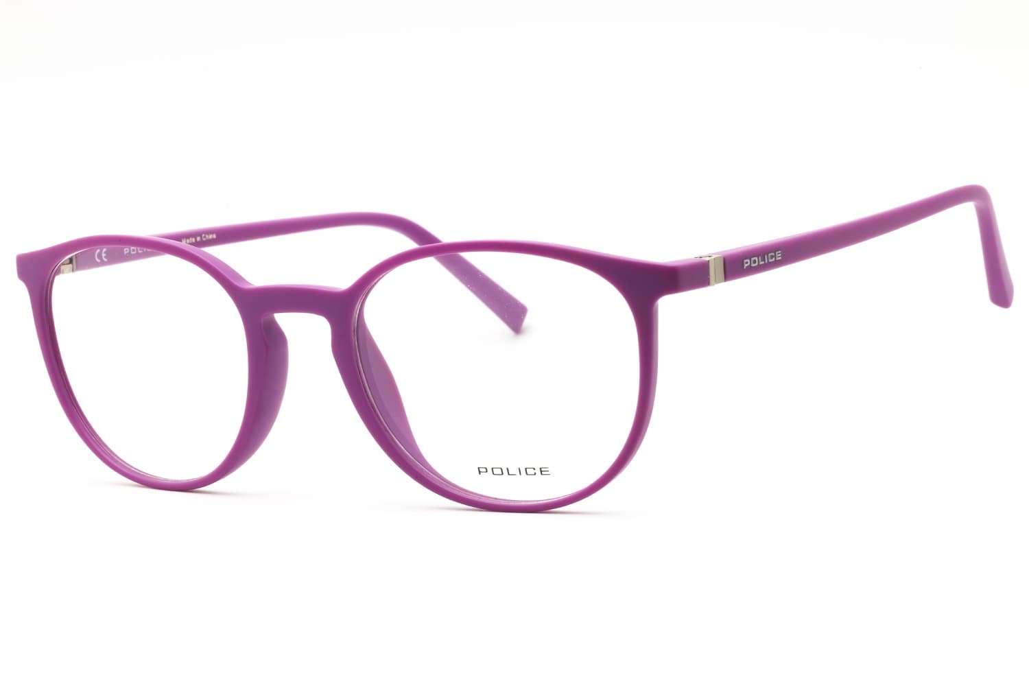 Police V1973 0GEA Eyeglasses Semi Matte Violet 50mm Women