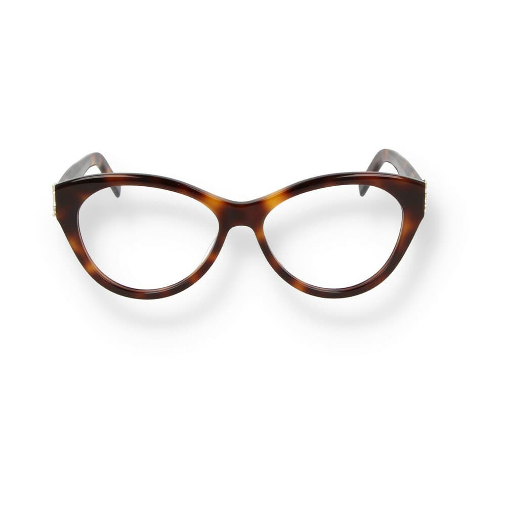 Saint Laurent SLM96 003 SL M96 Eyeglasses Brown 55mm Women