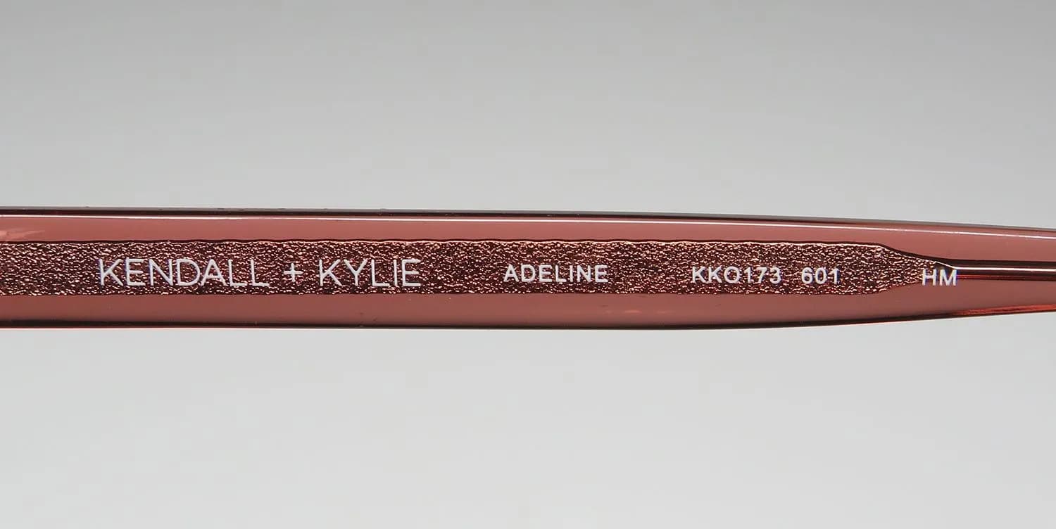 Kendall + Kylie Kko173 Adeline 601 Eyeglasses Rose Crystal 52mm 7
