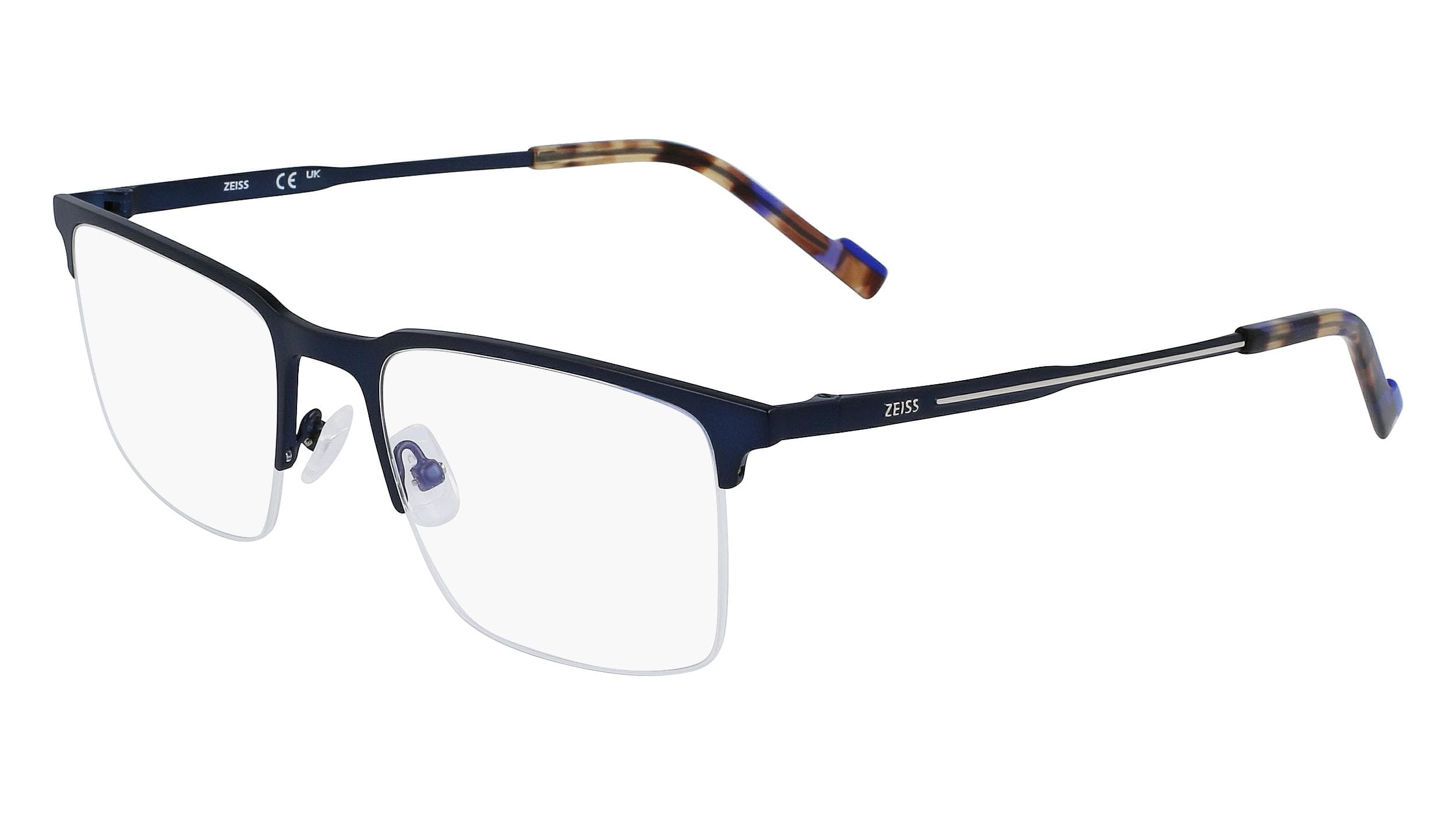 Zeiss ZS23125 403 Eyeglasses Satin Blue 55mm Men