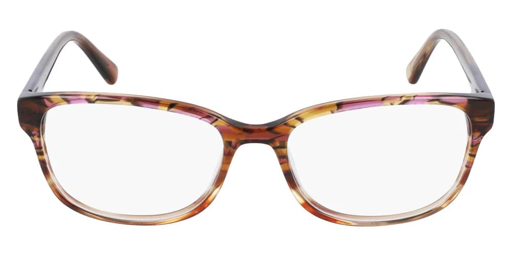 Anne Klein AK5086 505 Eyeglasses Plum Animal 52mm Women 2