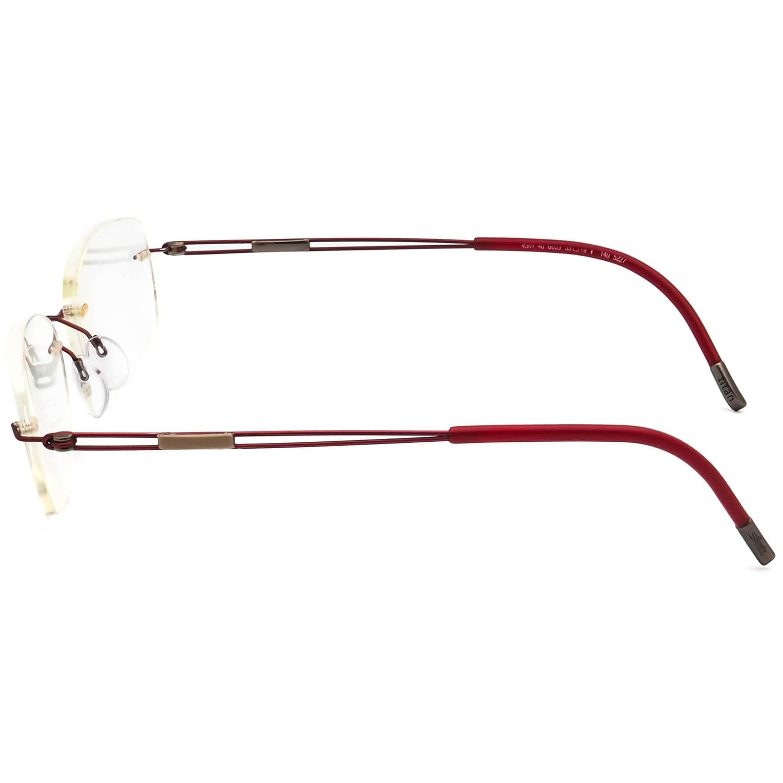 Silhouette 4301 40 6059 Eyeglasses Red 53mm Women 6