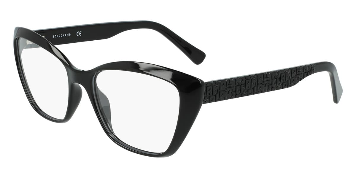 Longchamp LO2681 001 Eyeglasses Black 55mm Women