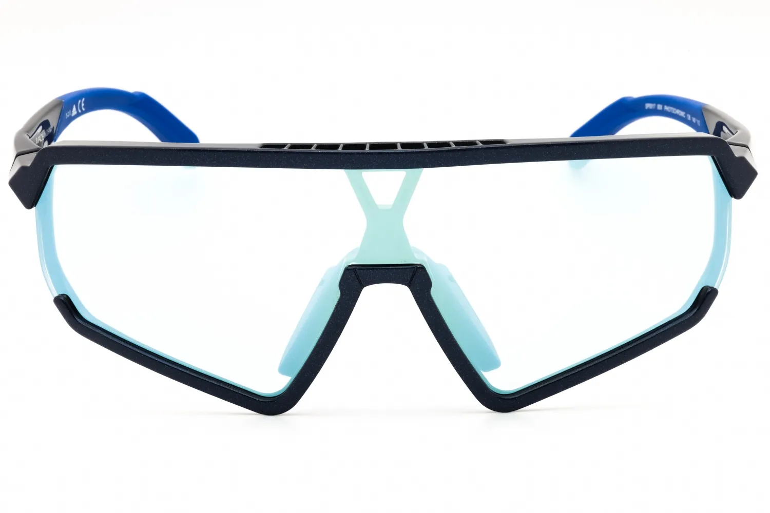 Adidas SP0017 90X Sunglasses Shiny Blue 0mm Men 2