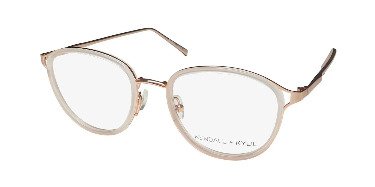 Kendall + Kylie Kko174 Beverly 678 Eyeglasses White 51mm