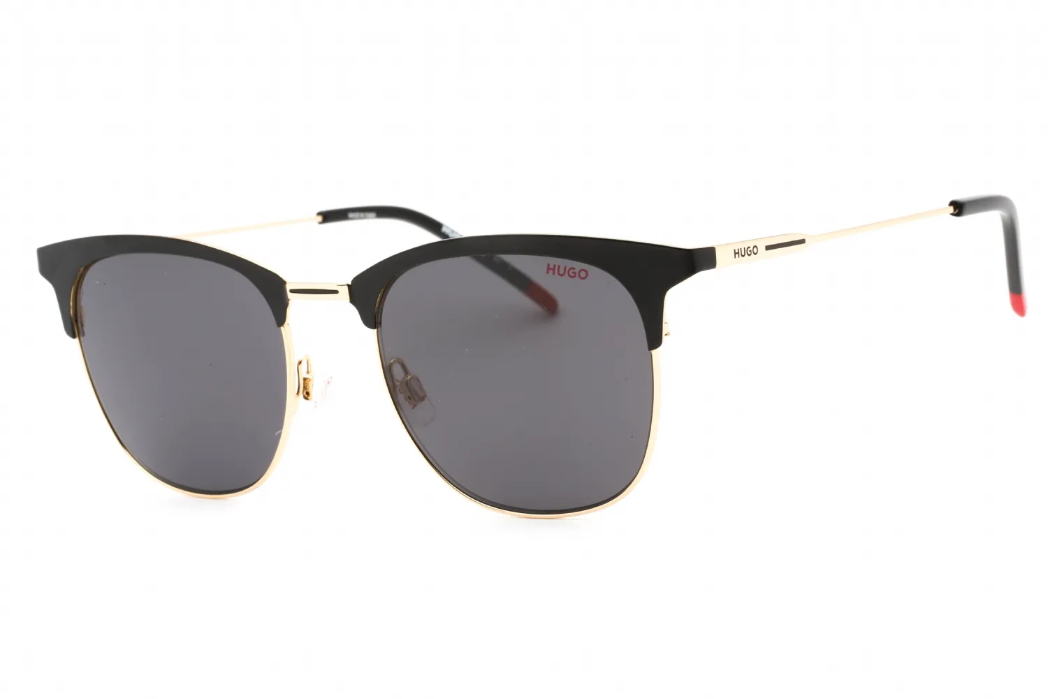 Hugo HG 1208/S 0I46 IR Sunglasses Mt Bk Gd 52mm Men