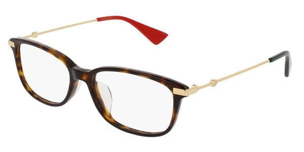 Gucci GG0112OA 002 GG0112OA Asian Fit Eyeglasses Multicolor 53mm Women