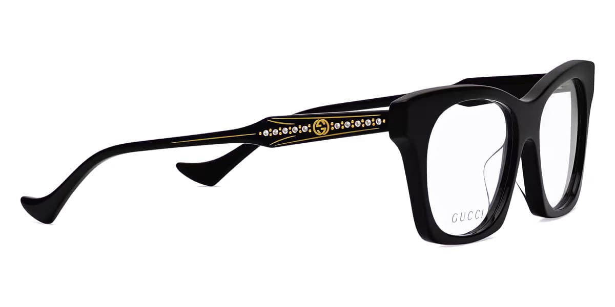 Gucci GG1299O 001 Eyeglasses Black 55mm Women 3