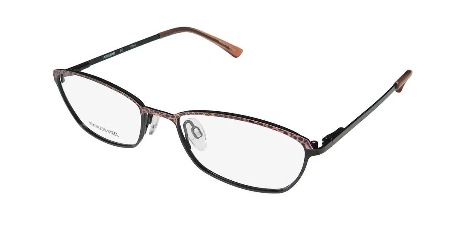Aristar 18430 538 Eyeglasses Black 53mm