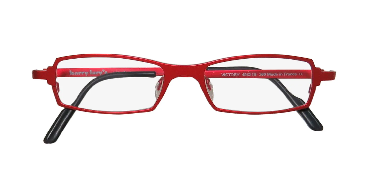 Harry Lary Victory 360 Eyeglasses Red 49mm Unisex 2