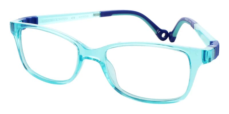 Demi+Dash Arrow Eyeglasses Aqua Blue Transparent 50mm Kids