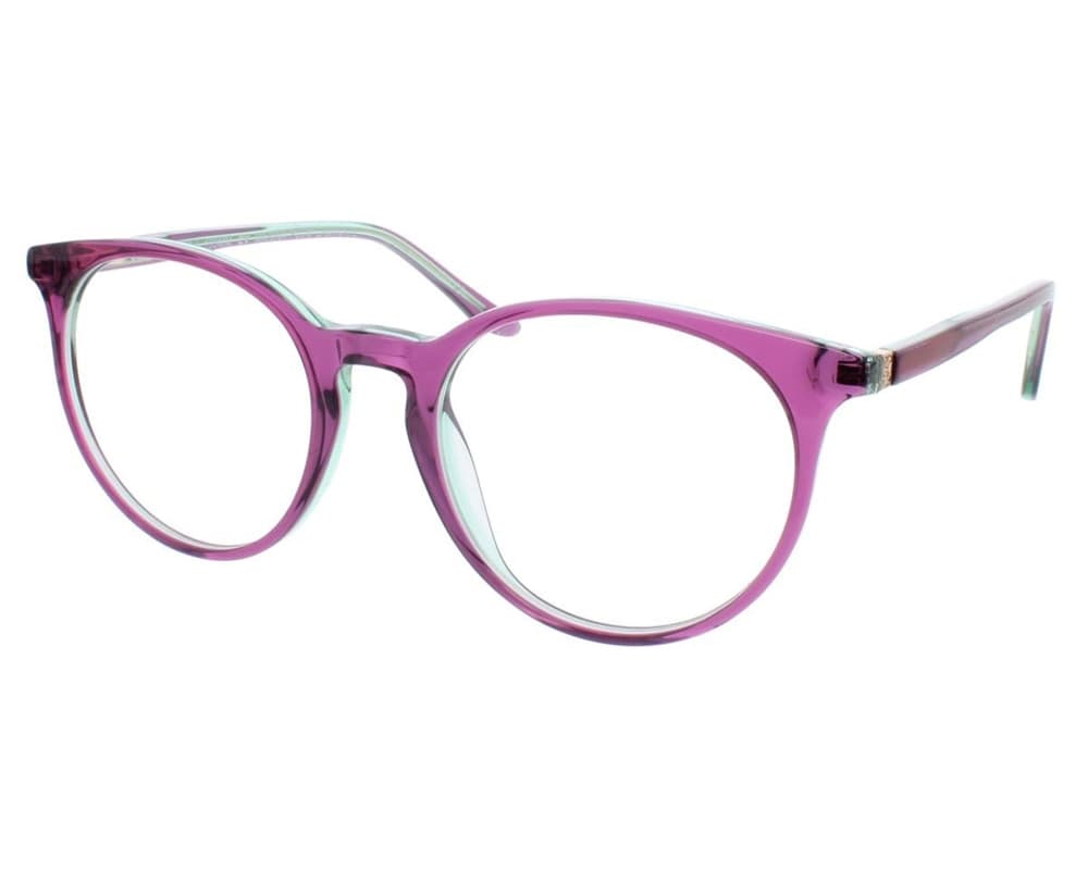 BCBGMAXAZRIA Marina Eyeglasses Plum Laminate 49mm Women