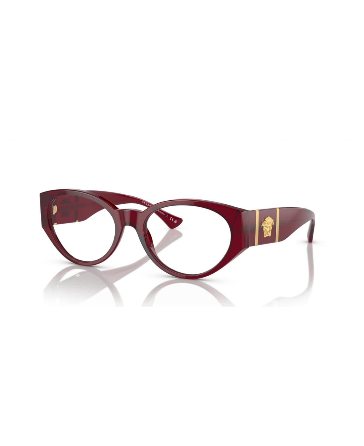 Versace MOD.3345 5430 VE3345 Eyeglasses Red 52mm Women